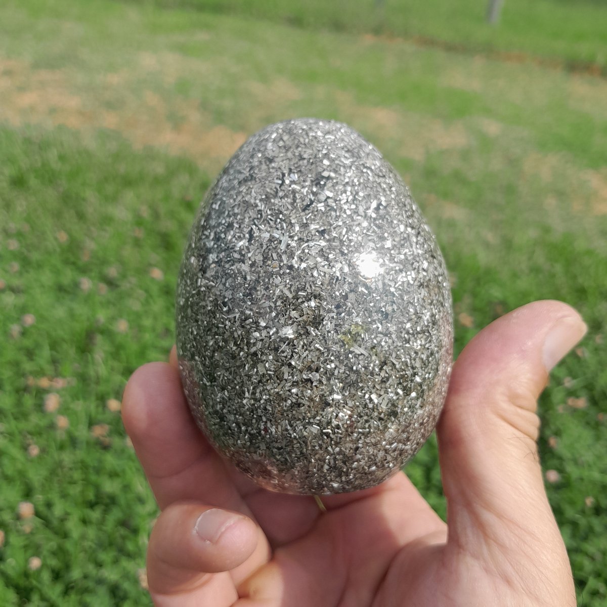 Huevo de Orgonita Básico Color Gris - Mundo Orgon LTD