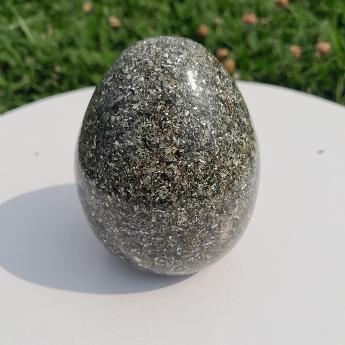 Huevo de Orgonita Básico Color Gris - Mundo Orgon LTD