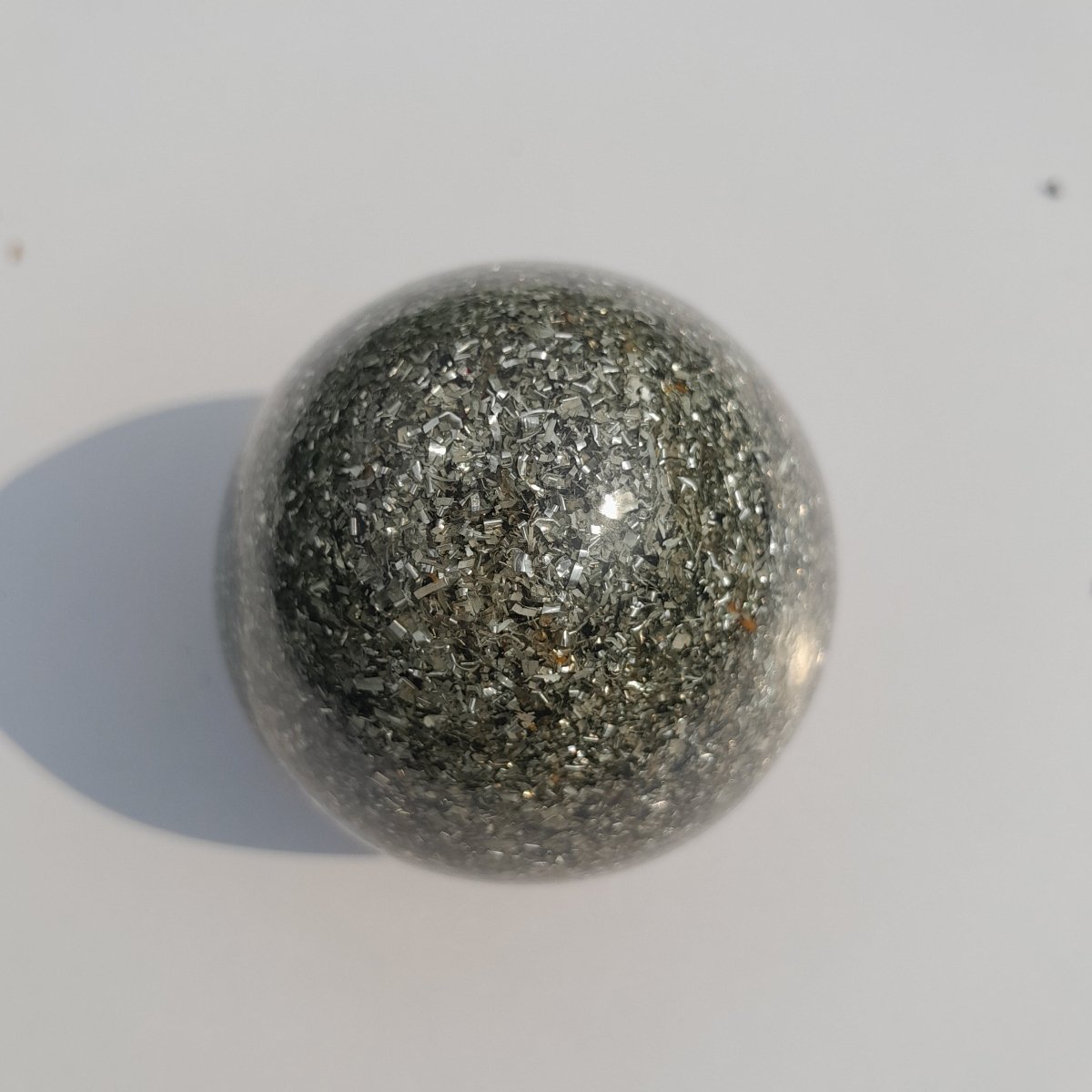 Huevo de Orgonita Básico Color Gris - Mundo Orgon LTD