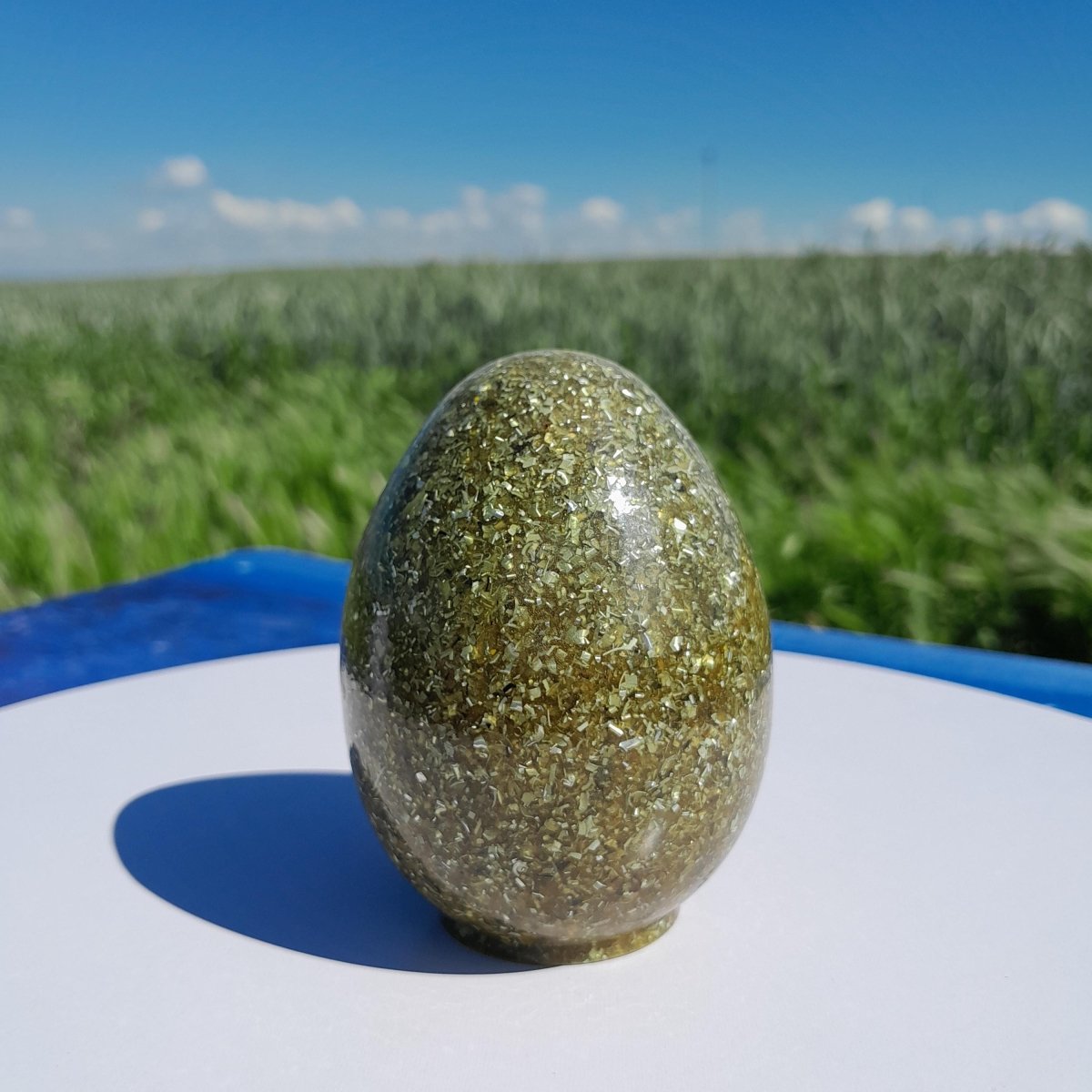 Huevo Orgonita Amarillo - Mundo Orgon