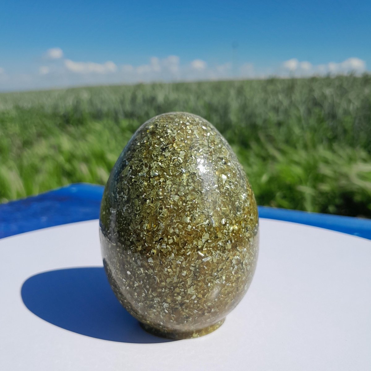 Huevo Orgonita Amarillo - Mundo Orgon
