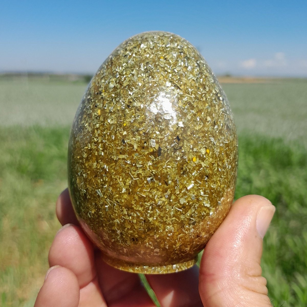 Huevo Orgonita Amarillo - Mundo Orgon