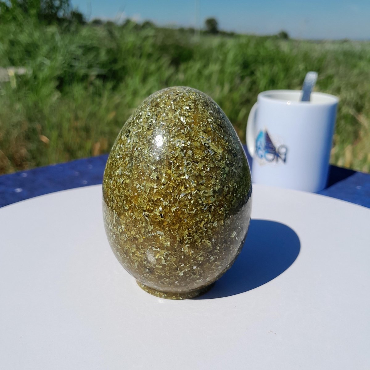 Huevo Orgonita Amarillo - Mundo Orgon