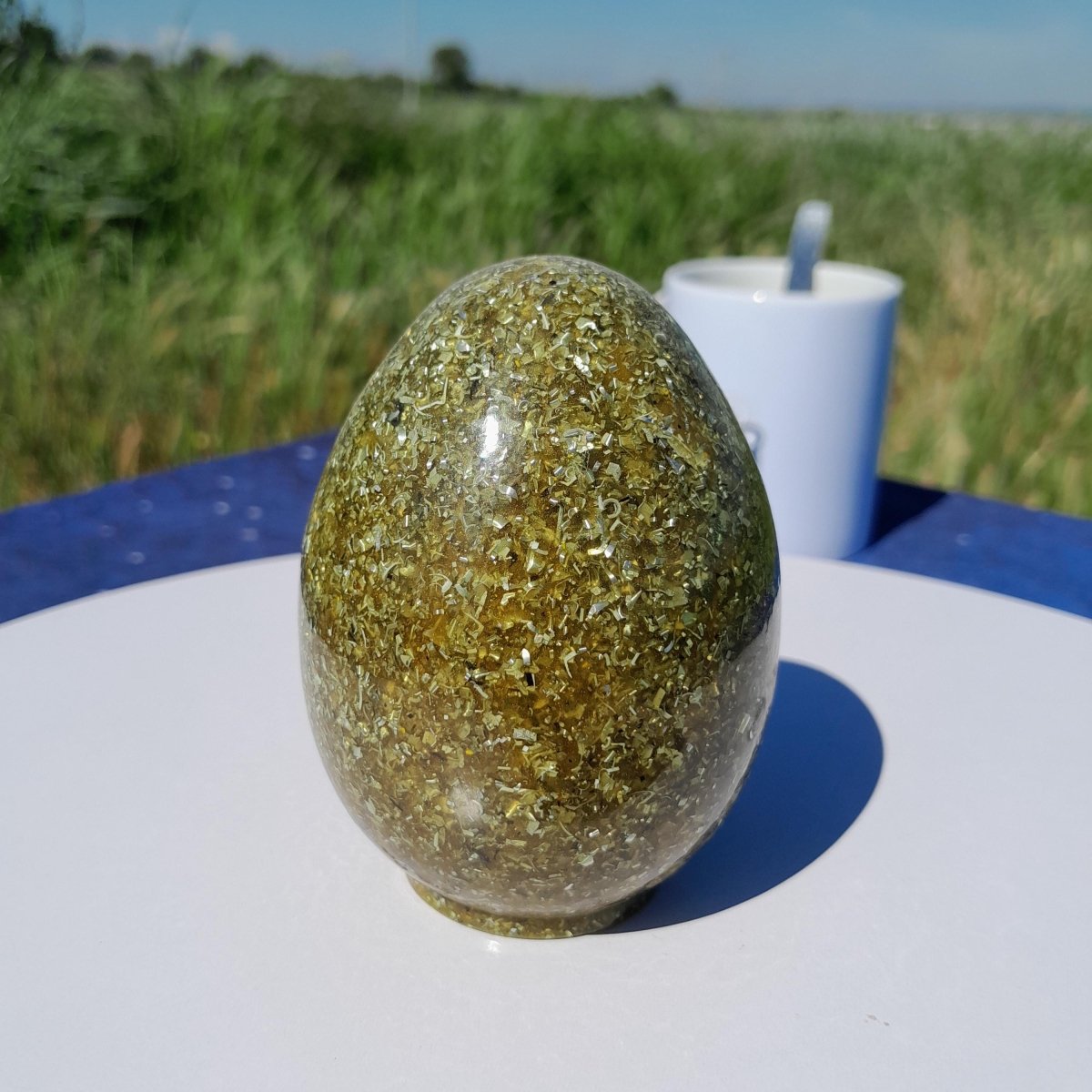 Huevo Orgonita Amarillo - Mundo Orgon