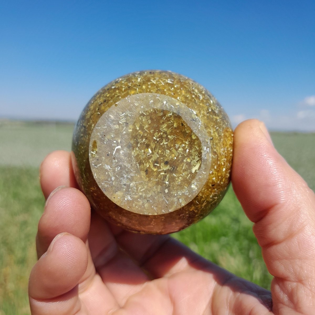 Huevo Orgonita Amarillo - Mundo Orgon