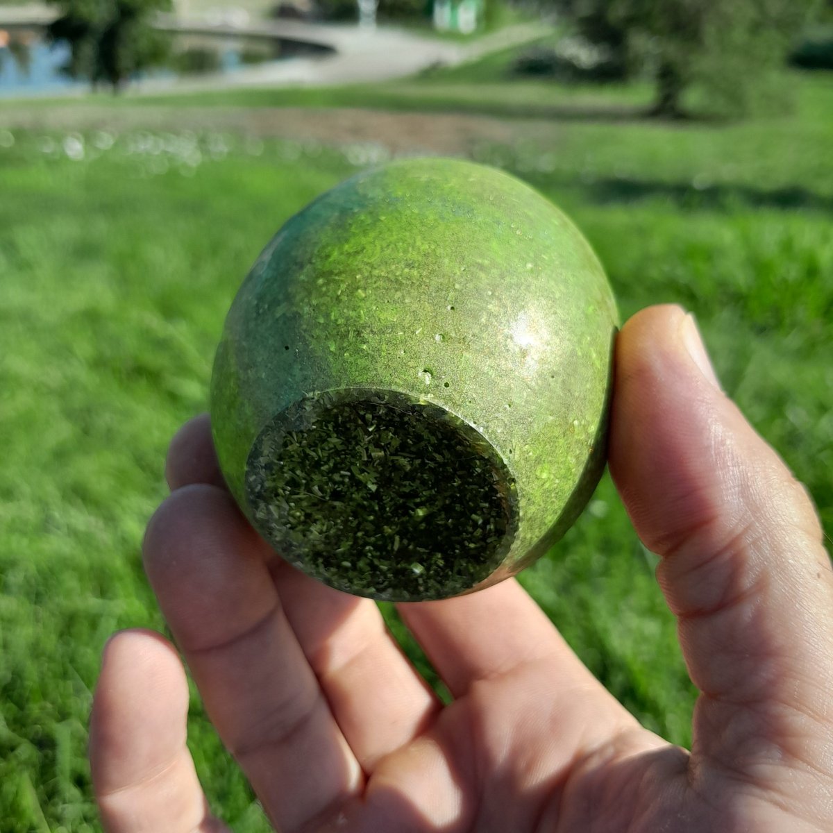 Huevo Orgonita Amarillo Limón - Mundo Orgon LTD
