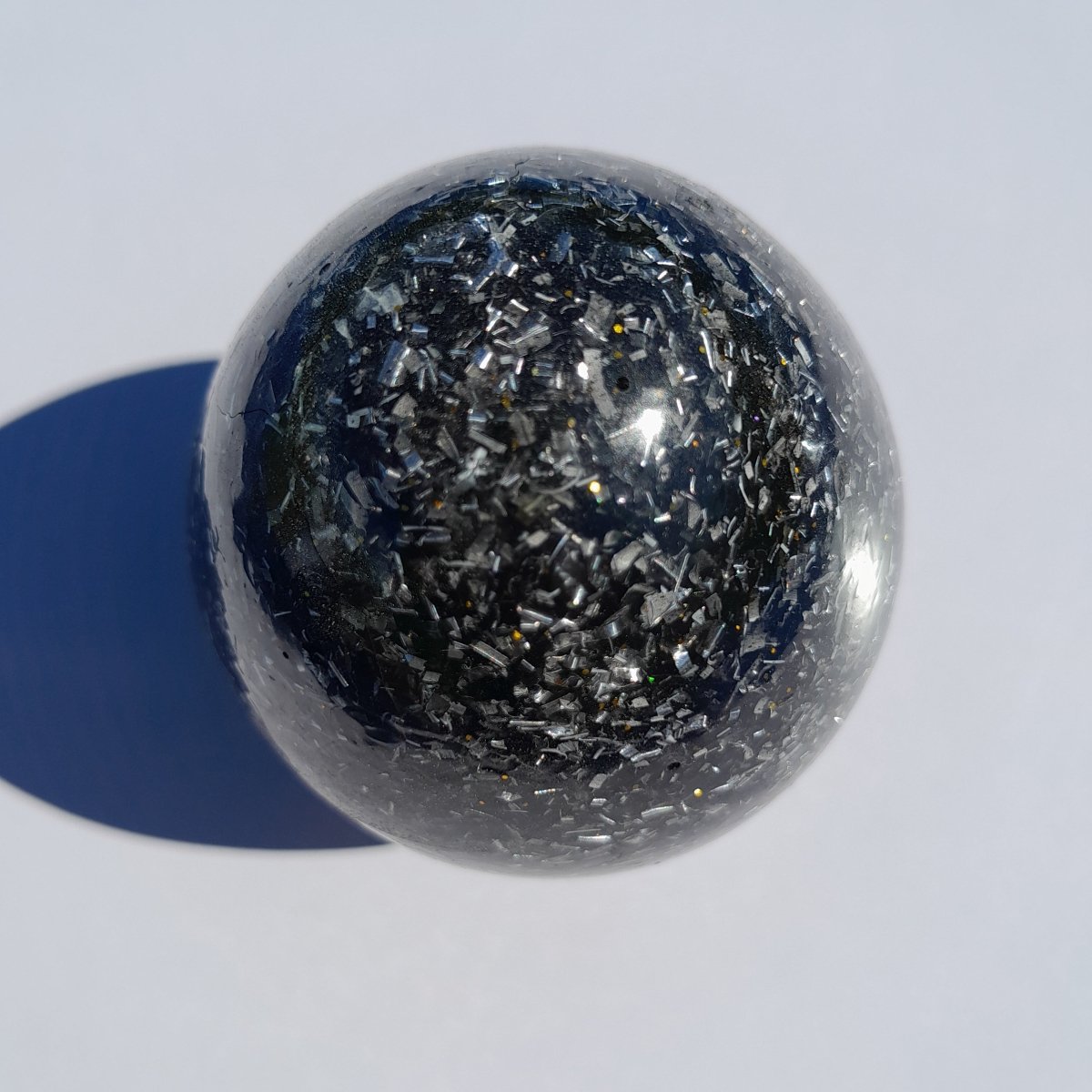 Huevo Orgonita con Shunguita - Mundo Orgon