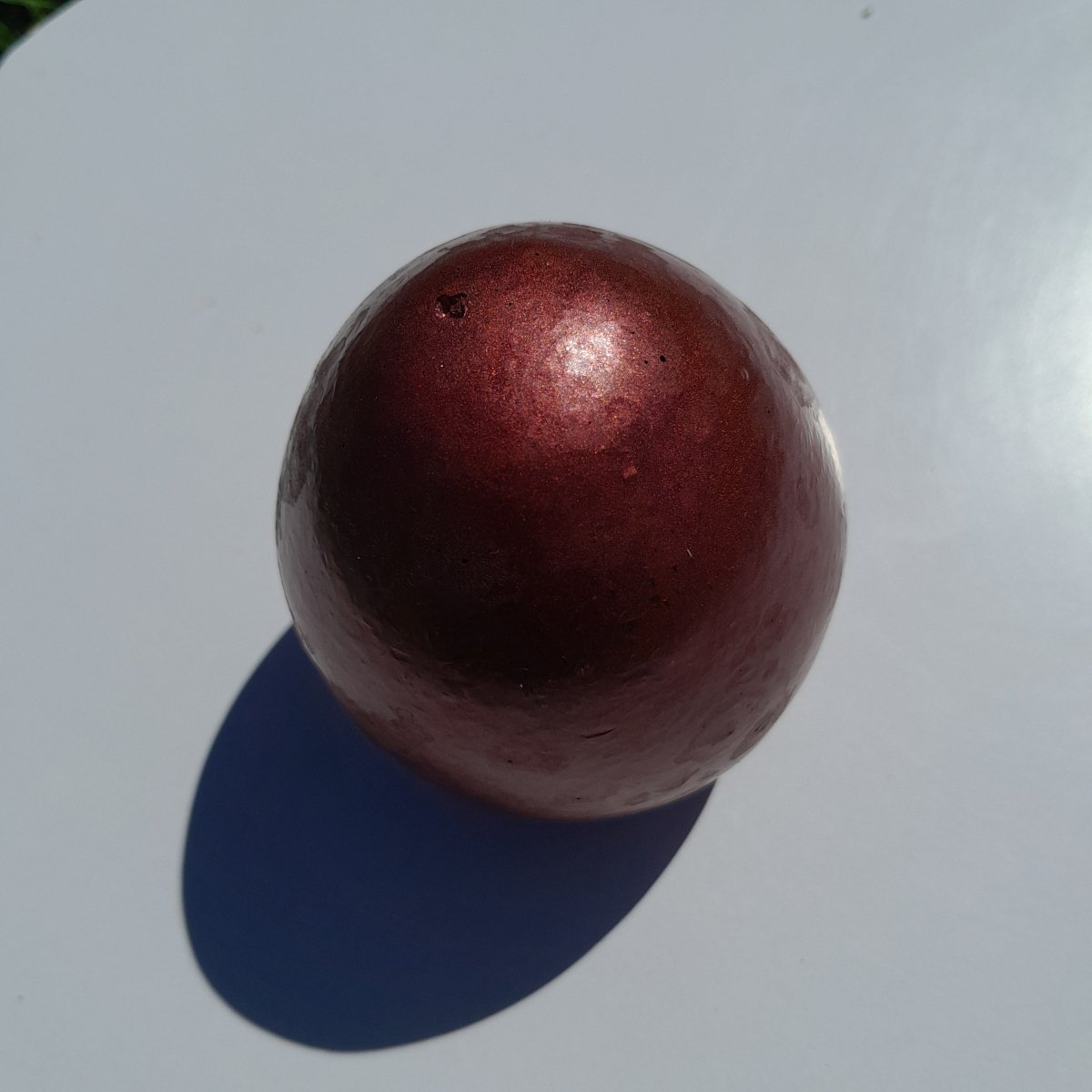 Huevo Orgonita Rojo con Shungita - Mundo Orgon LTD