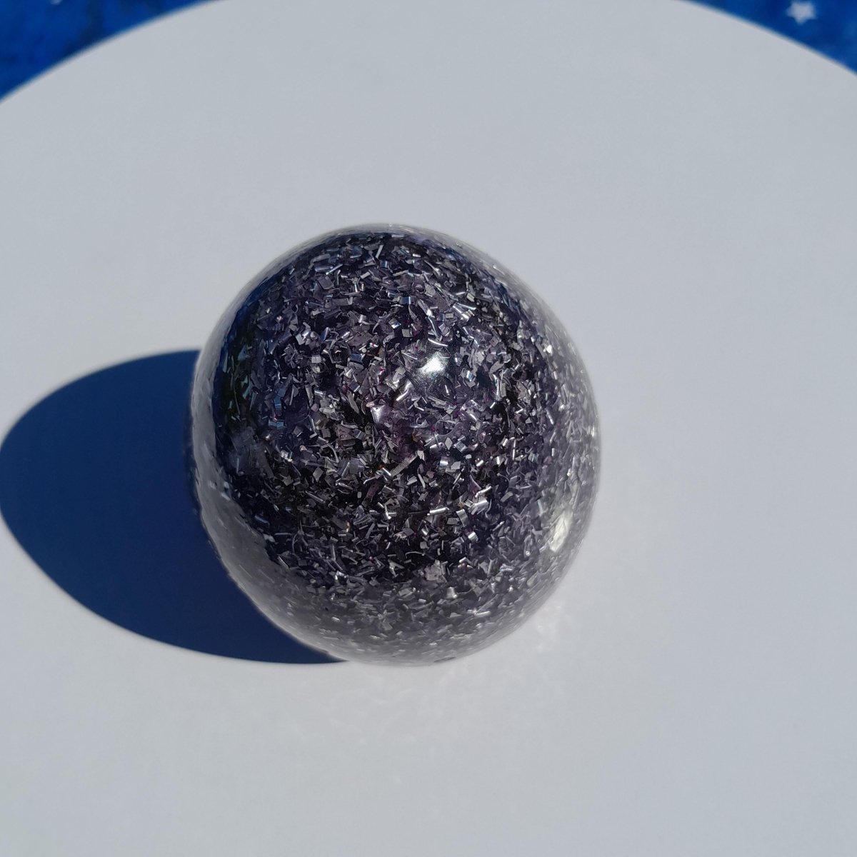 Huevo Orgonita Violeta - Mundo Orgon