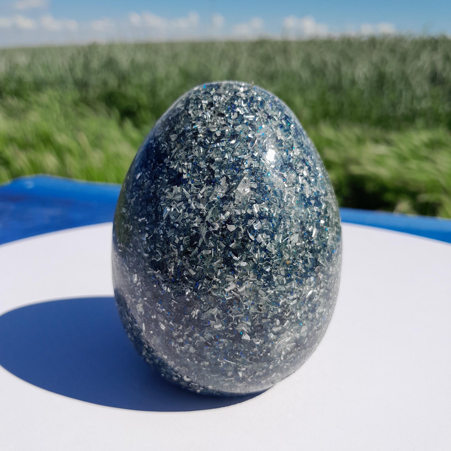 Huevo Orgónico Azul Marino