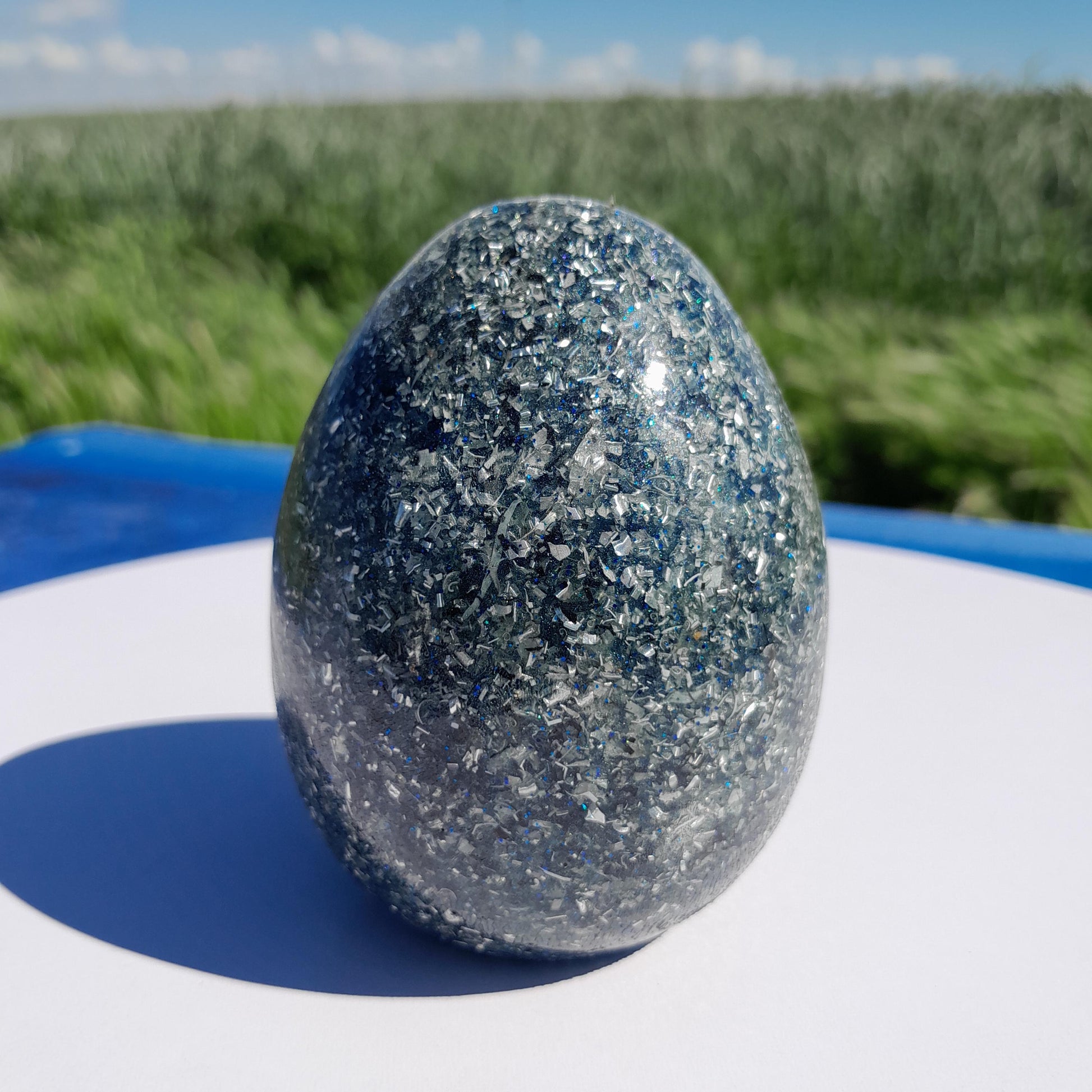 Huevo Orgónico Azul Marino