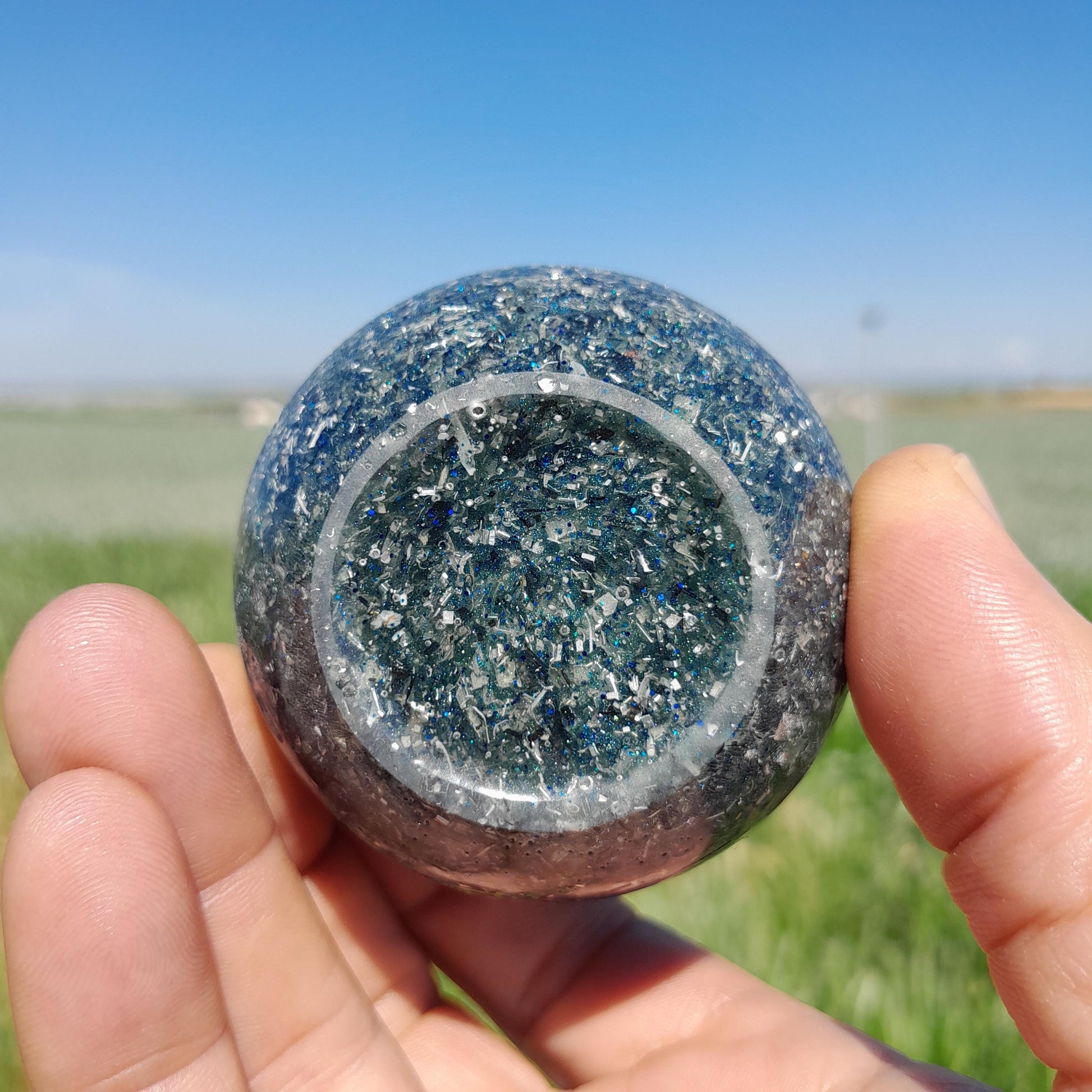 Huevo Orgónico Azul Marino