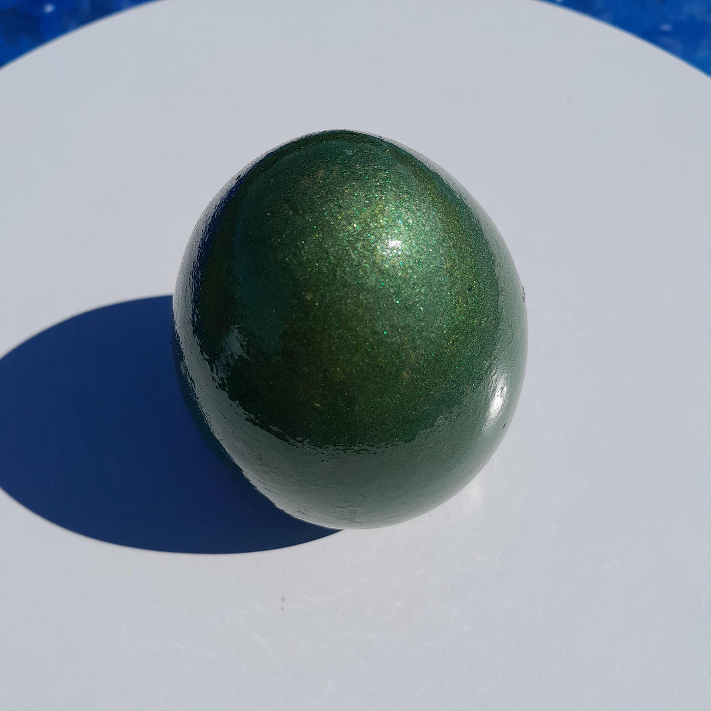 Huevo Orgonita Verde Oliva- Transmutador de Energías- Protección 5G- Orgone Energy
