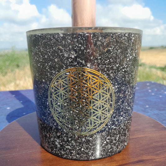 Cloudbuster Flor de la Vida con Shunguita- Towerbuster- Orgone Energy