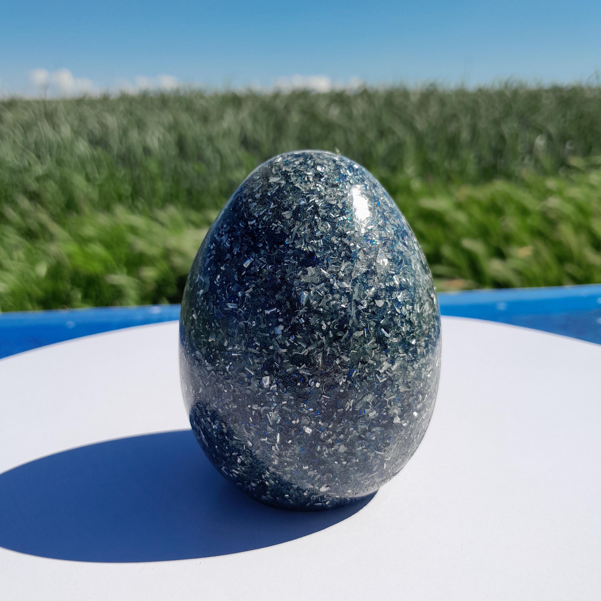 Huevo Orgónico Azul Marino