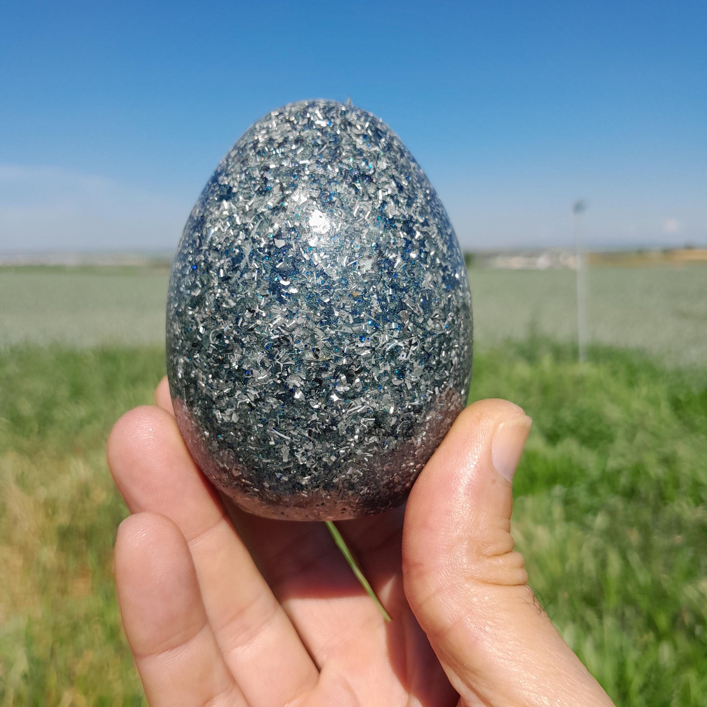 Huevo Orgónico Azul Marino