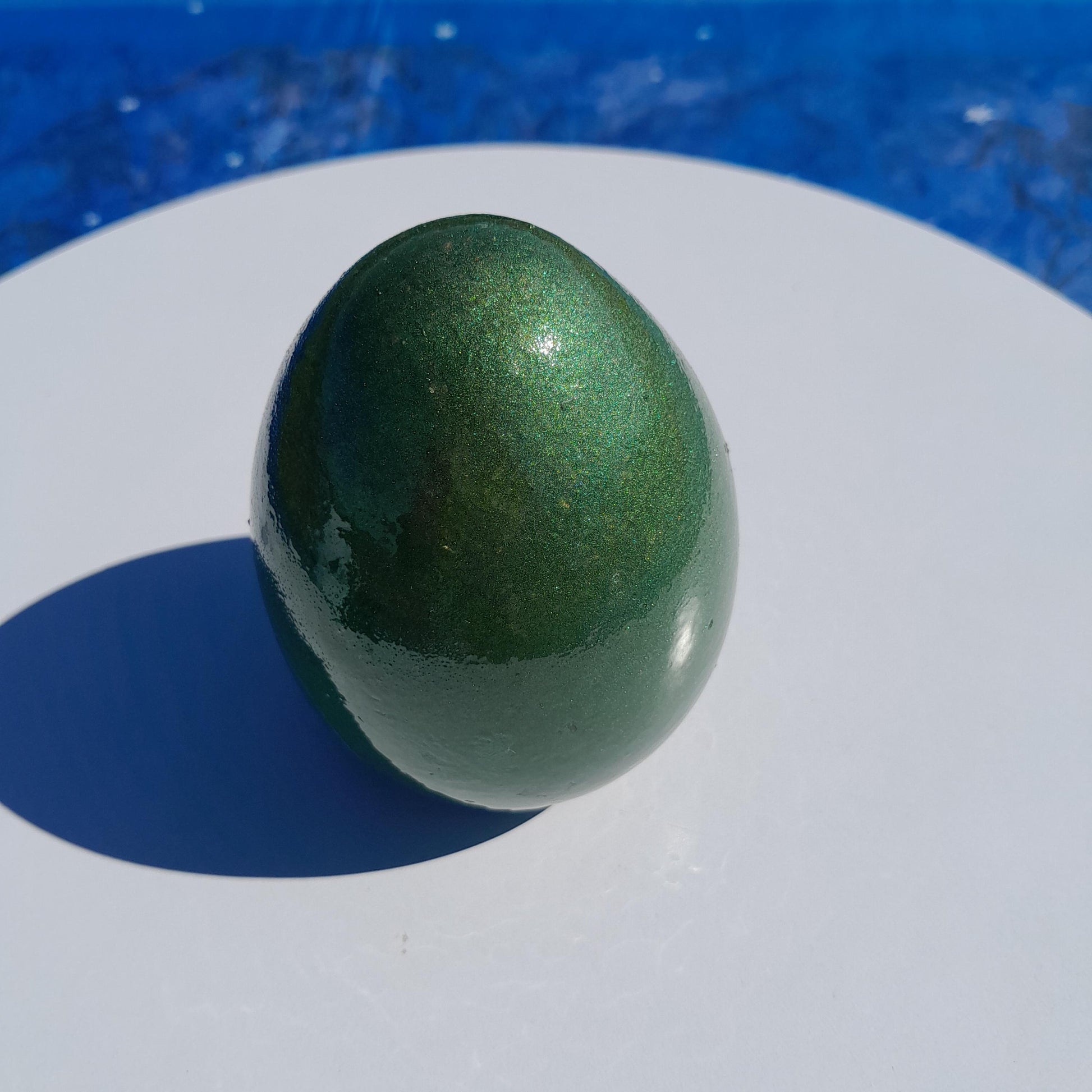 Huevo Orgonita Verde Oliva- Transmutador de Energías- Protección 5G- Orgone Energy