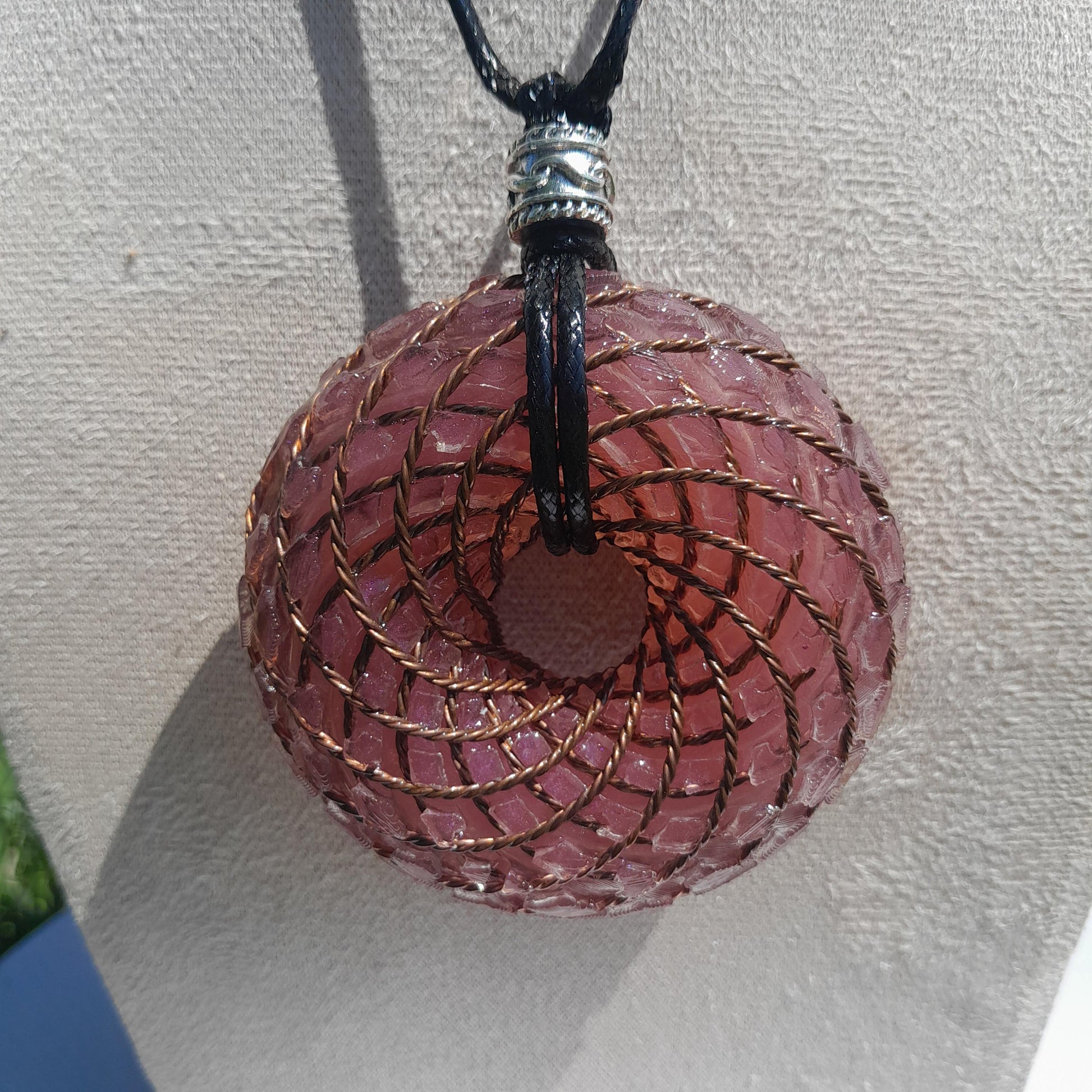 Bobina Rodin- Generador de Ondas de Vórtice- Energía Toroidal | Protección EMF | Joyería Energética Hecha a Mano