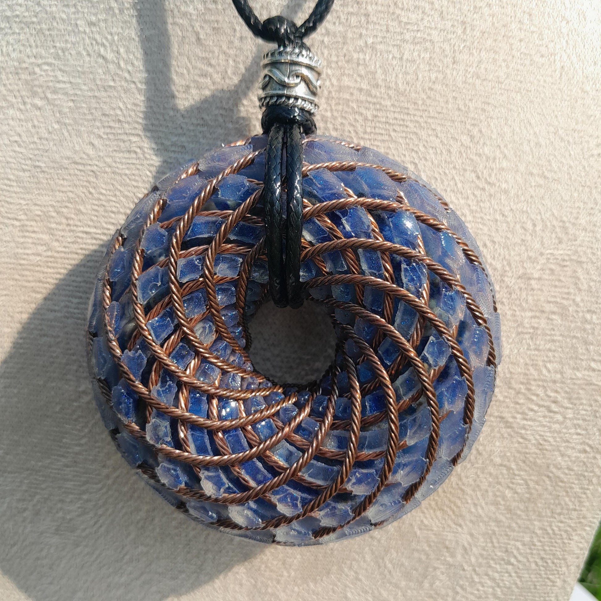 Bobina Rodin Chips de Lapislázuli- Generador de Ondas de Vórtice- Energía Toroidal | Protección EMF