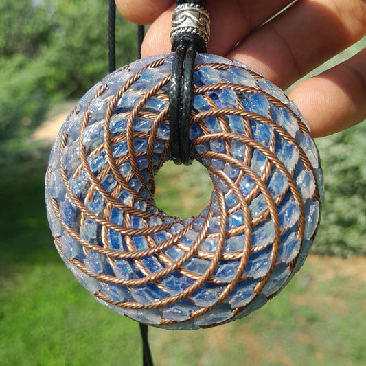 Bobina Rodin Chips de Lapislázuli- Generador de Ondas de Vórtice- Energía Toroidal | Protección EMF