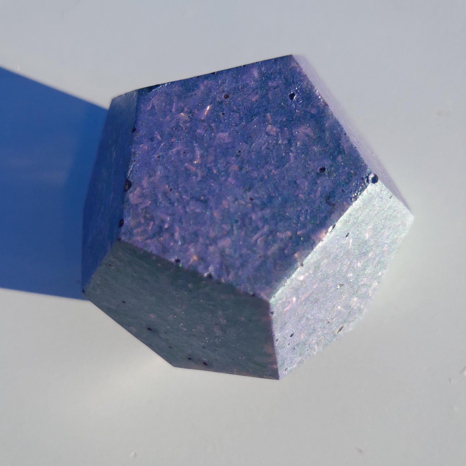 Mini Dodecaedro Orgonita Violeta- Protector Ondas Electromagnéticas y 5G- Armonizador Energía