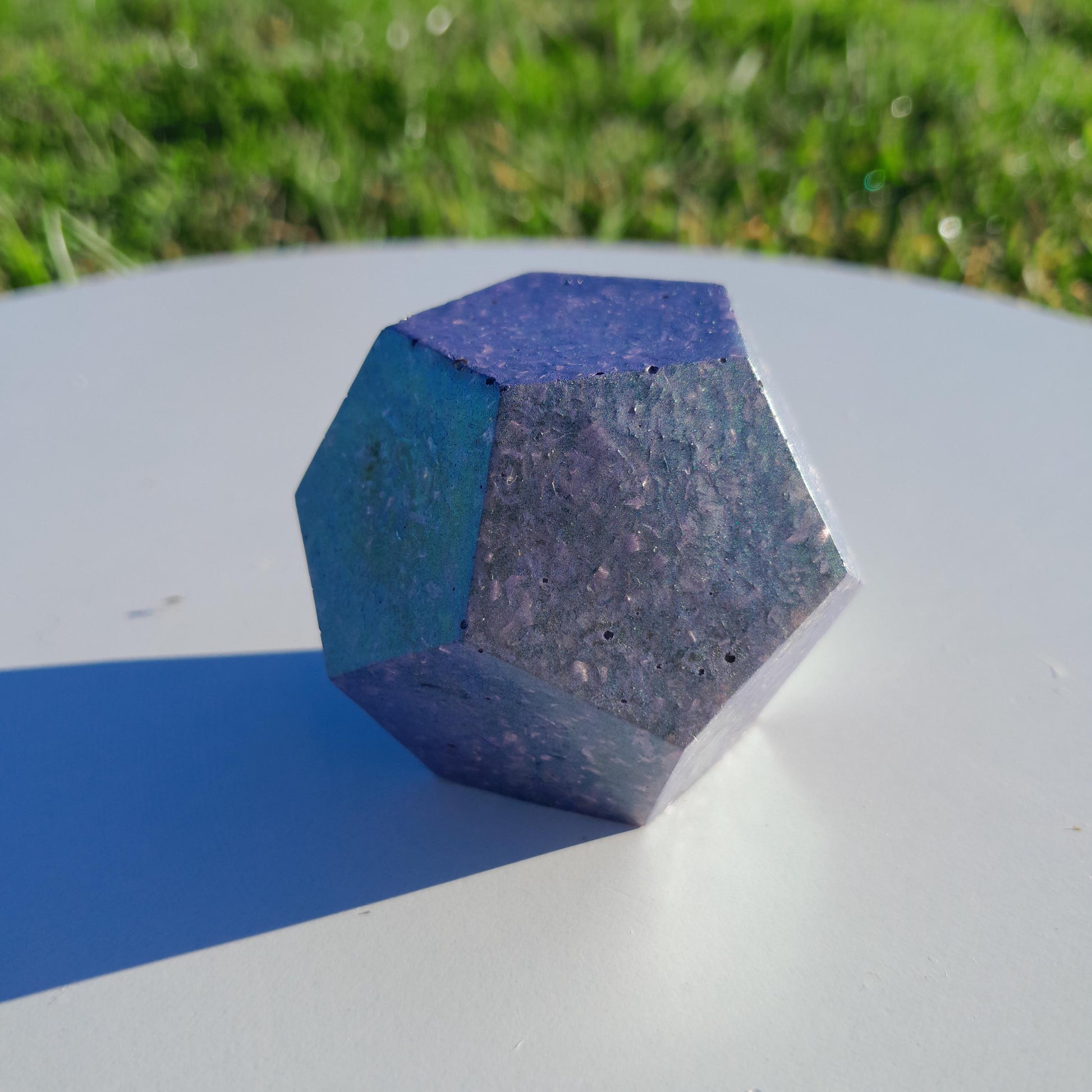 Mini Dodecaedro Orgonita Violeta- Protector Ondas Electromagnéticas y 5G- Armonizador Energía