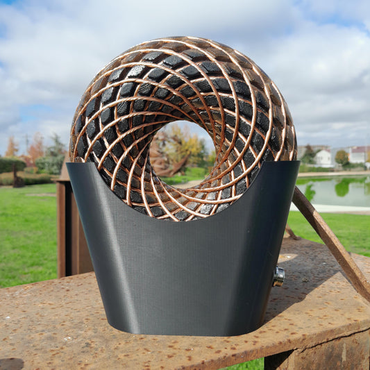 Bobina Rodin 185mm + Amplificador Fosi Pro | Dispositivo PEMF de Ondas Escalares con Maleta y Accesorios