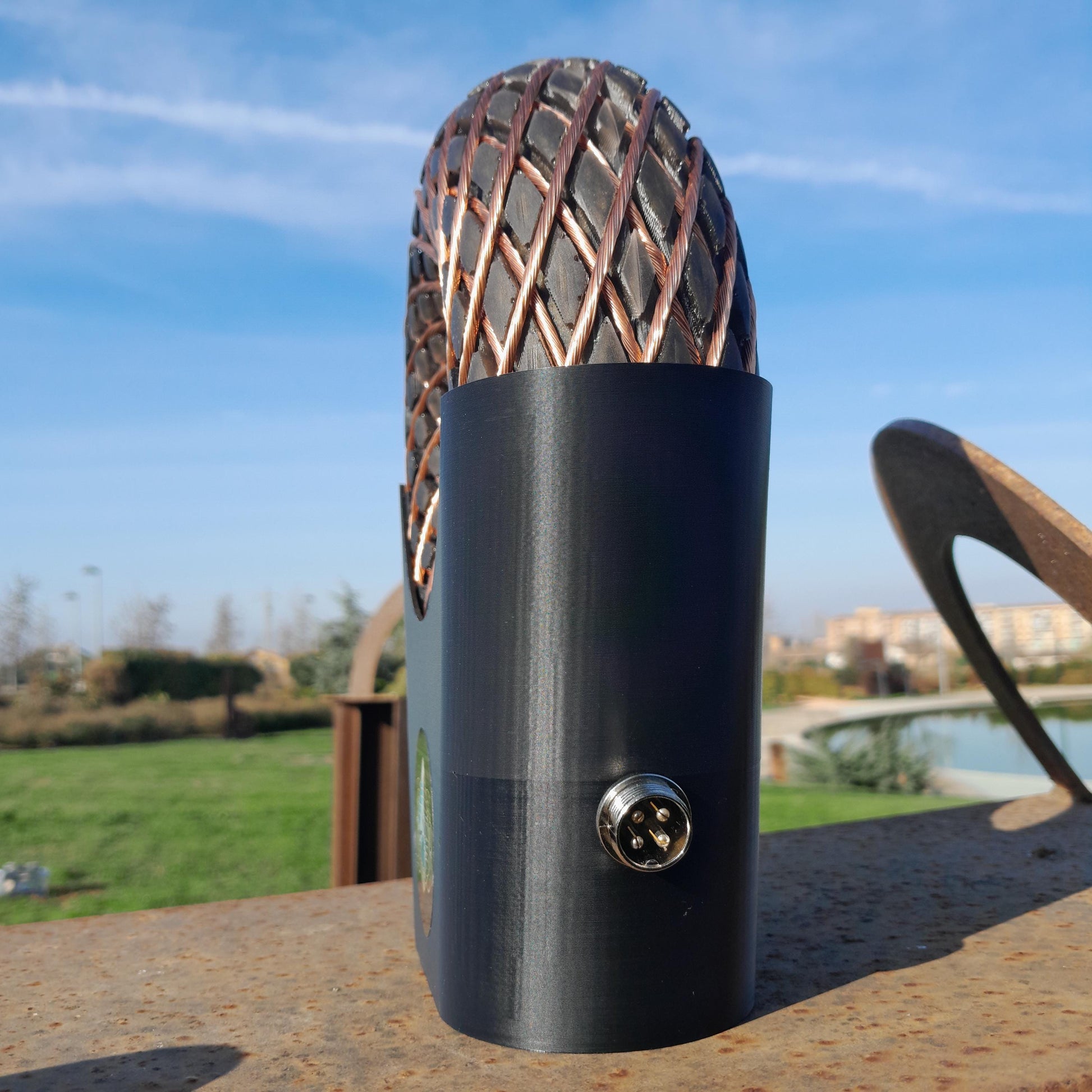 Bobina Torus Rodin 185mm con Shungita | Dispositivo PEMF de Ondas de Vórtice, Maleta Rígida y Amplificador 100W