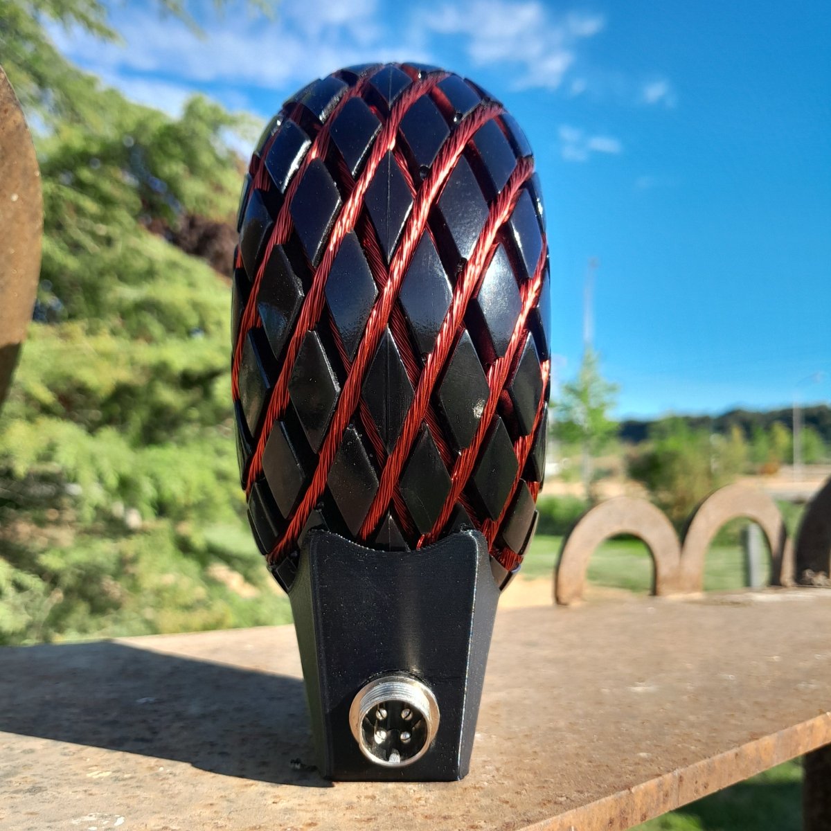 Kit Profesional Bobina Rodin 140 mm con Shungita - Dispositivo PEMF de Ondas de Vórtice - Mundo Orgon LTD