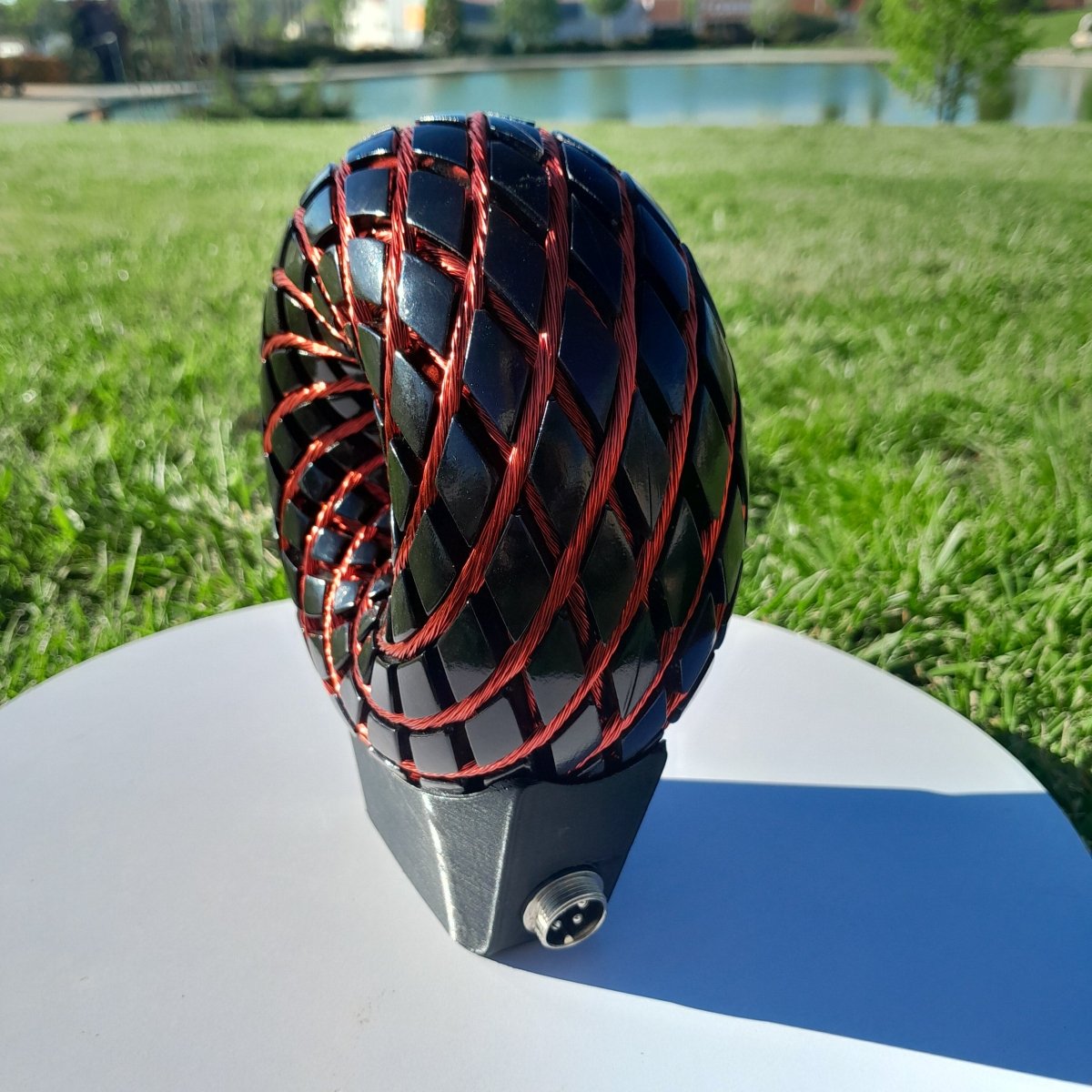 Kit Profesional Bobina Rodin 140 mm con Shungita - Dispositivo PEMF de Ondas de Vórtice - Mundo Orgon LTD