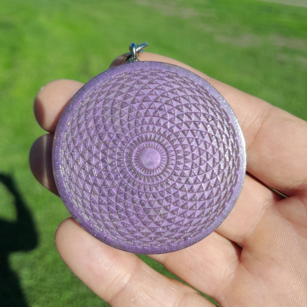 Llavero Orgonita Torus con Shunguita - Protector Energético 5G - Mundo Orgon