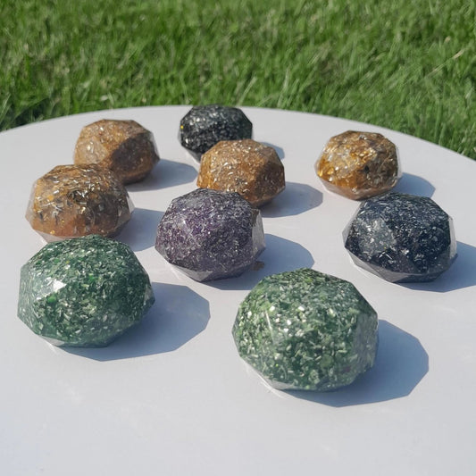 Mini Domo de Orgonita - Tamaño de Bolosillo - Mundo Orgon