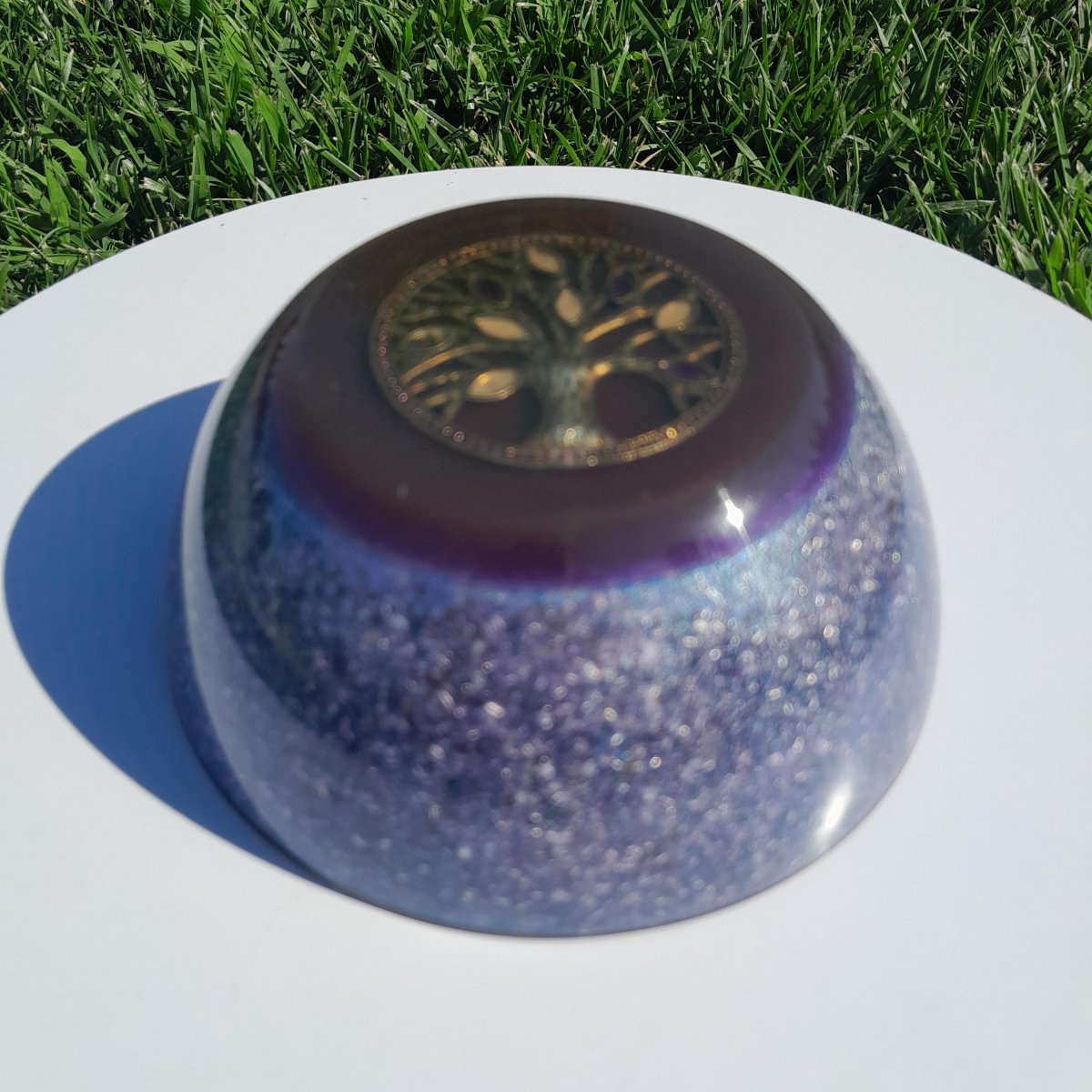 Orgonita Semiesfera Árbol de la Vida - Protector 5G y Transmutador de Energía - Mundo Orgon