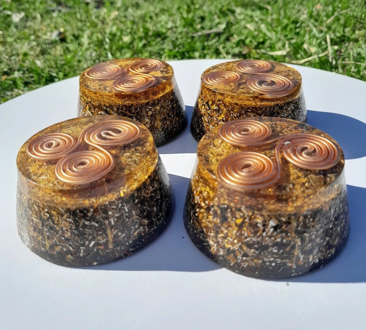 Orgonita Triskel Celta - Protección 5G - Transmutador Energía - Mundo Orgon