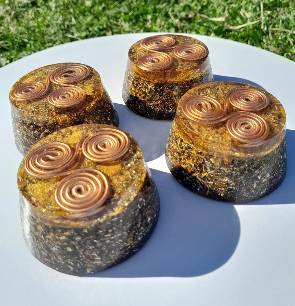 Orgonita Triskel Celta - Protección 5G - Transmutador Energía - Mundo Orgon