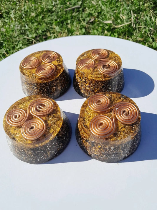 Orgonita Triskel Celta - Protección 5G - Transmutador Energía - Mundo Orgon