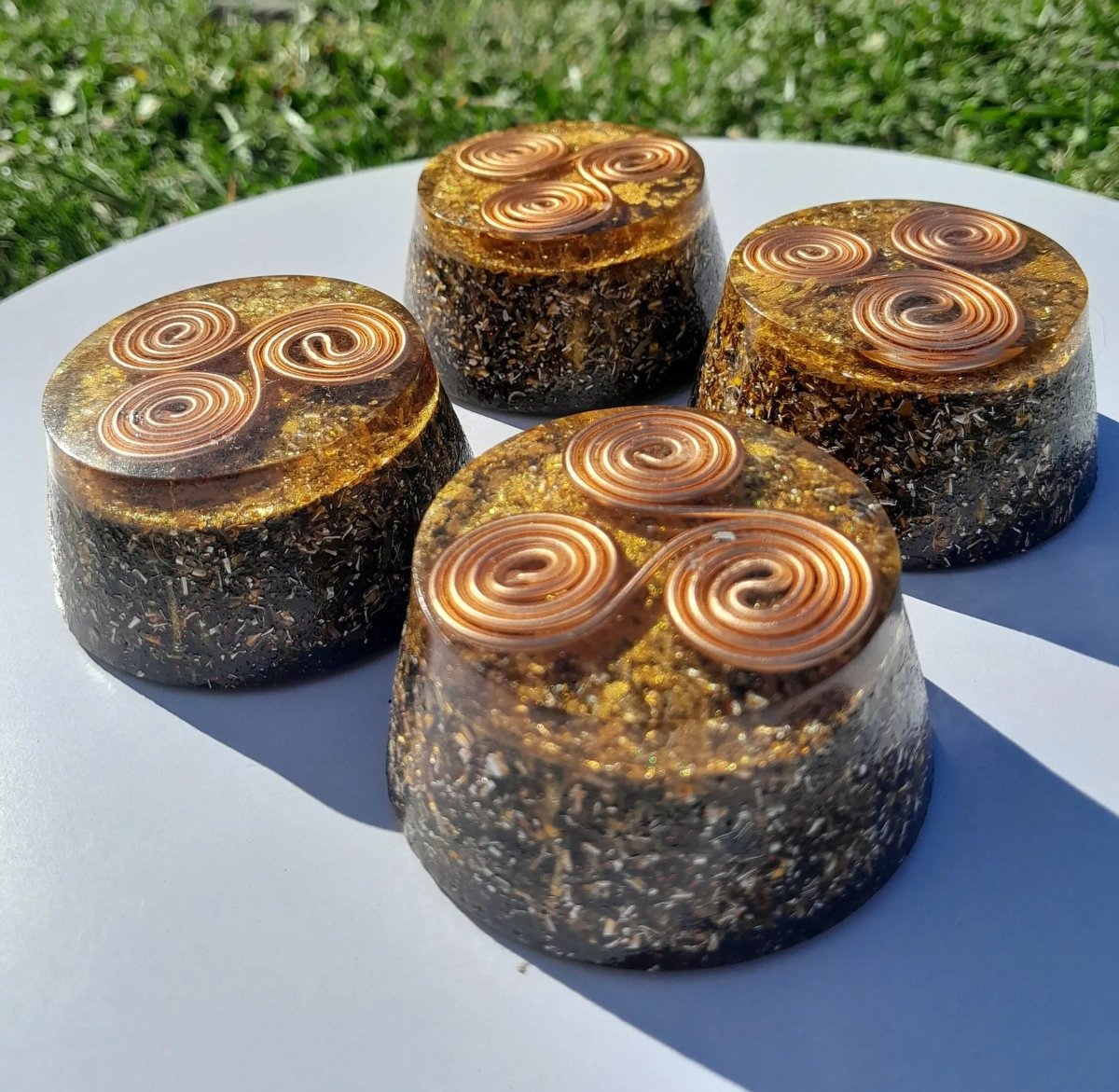 Orgonita Triskel Celta - Protección 5G - Transmutador Energía - Mundo Orgon