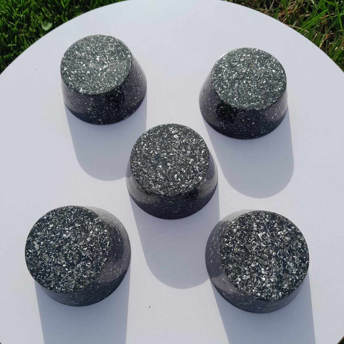 Orgonita Tumbatorres Clásicas con Shunguita - Mundo Orgon