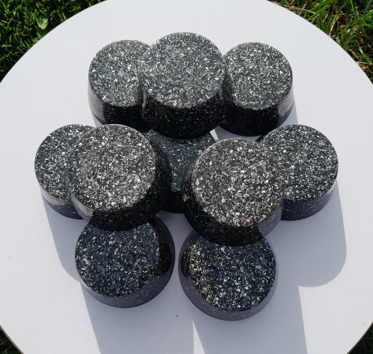 Orgonita Tumbatorres Clásicas con Shunguita - Mundo Orgon