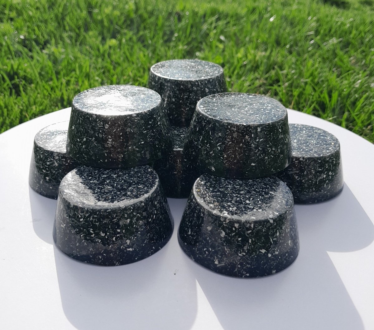 Orgonita Tumbatorres Clásicas con Shunguita - Mundo Orgon