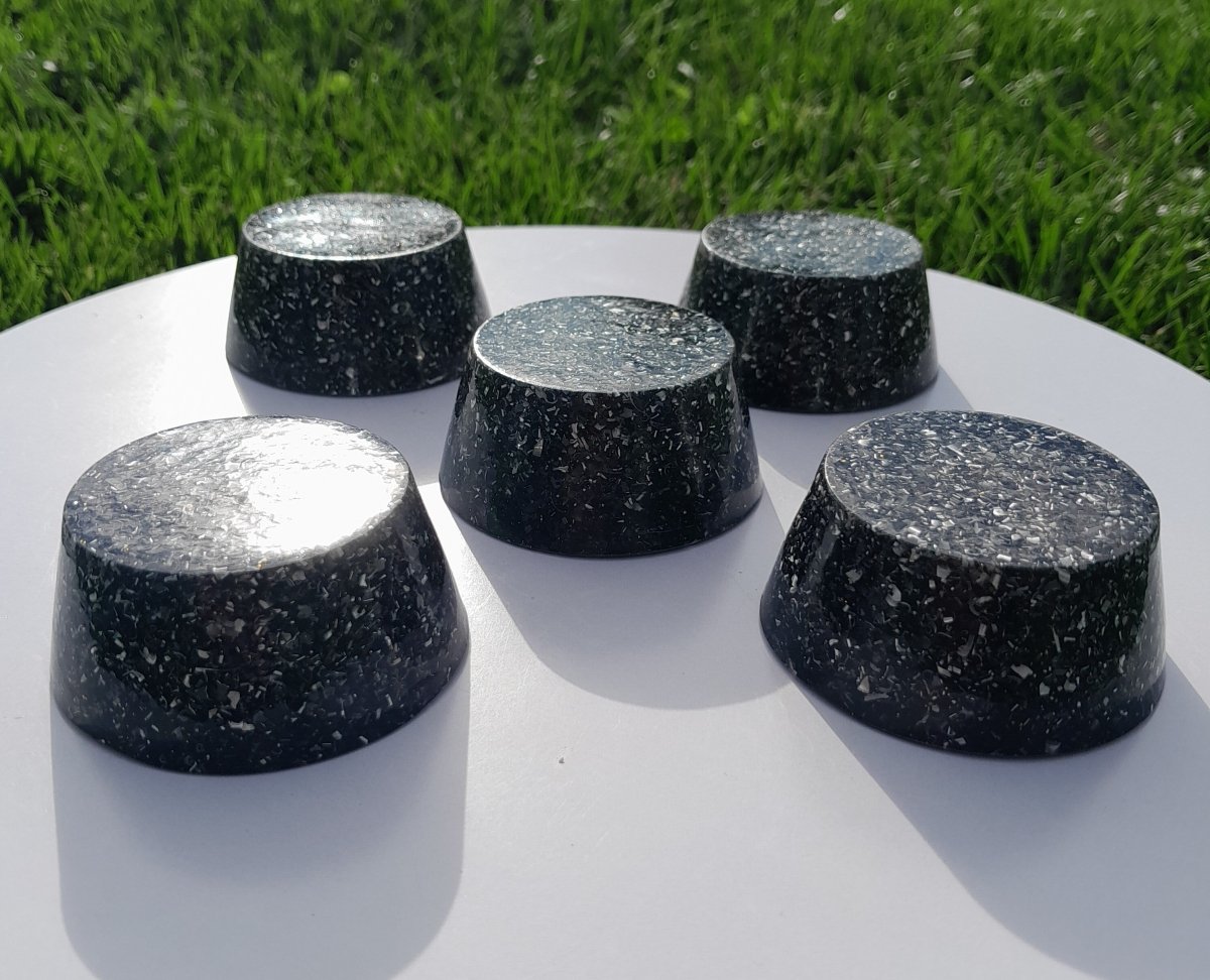 Orgonita Tumbatorres Clásicas con Shunguita - Mundo Orgon