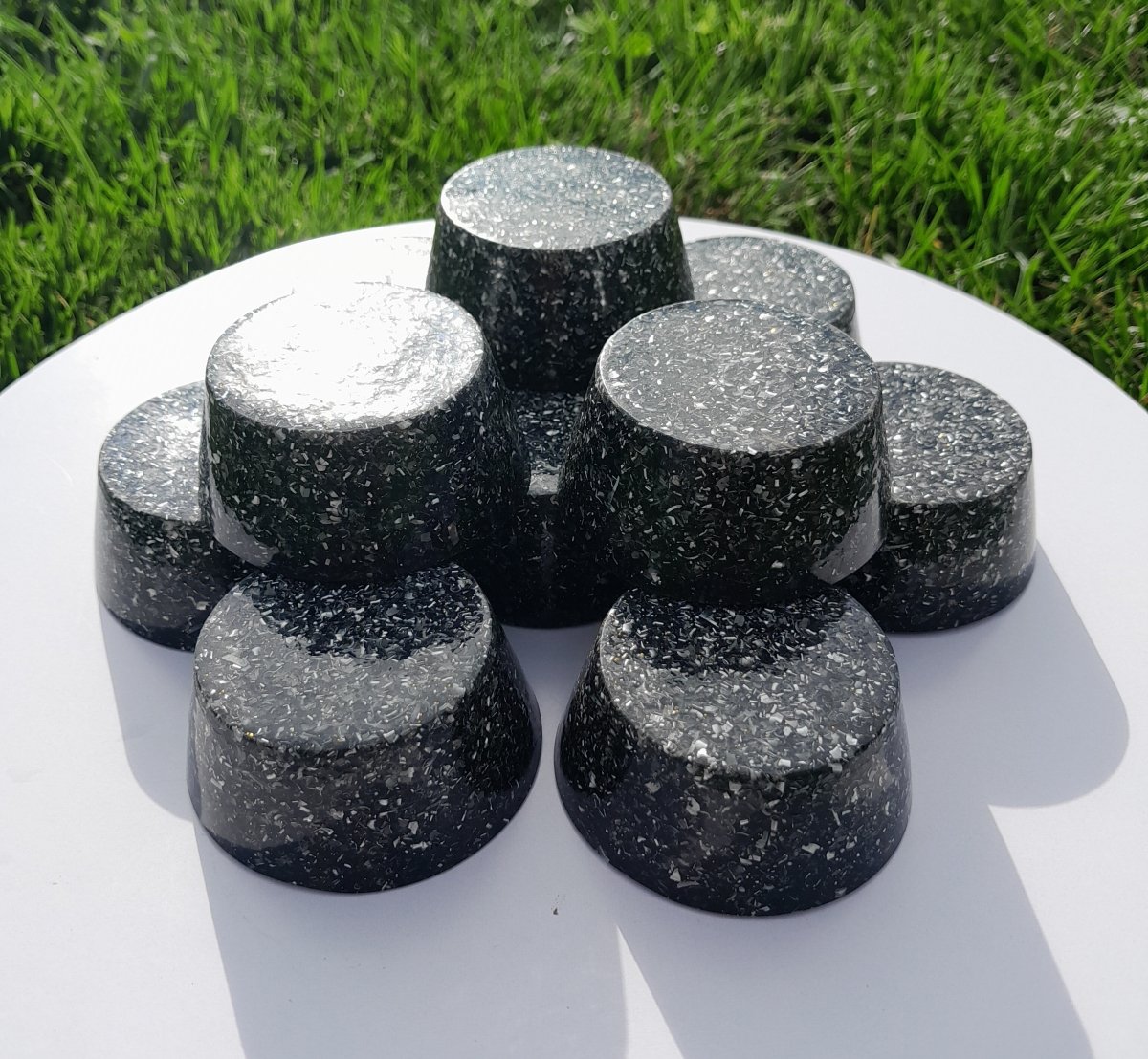 Orgonita Tumbatorres Clásicas con Shunguita - Mundo Orgon