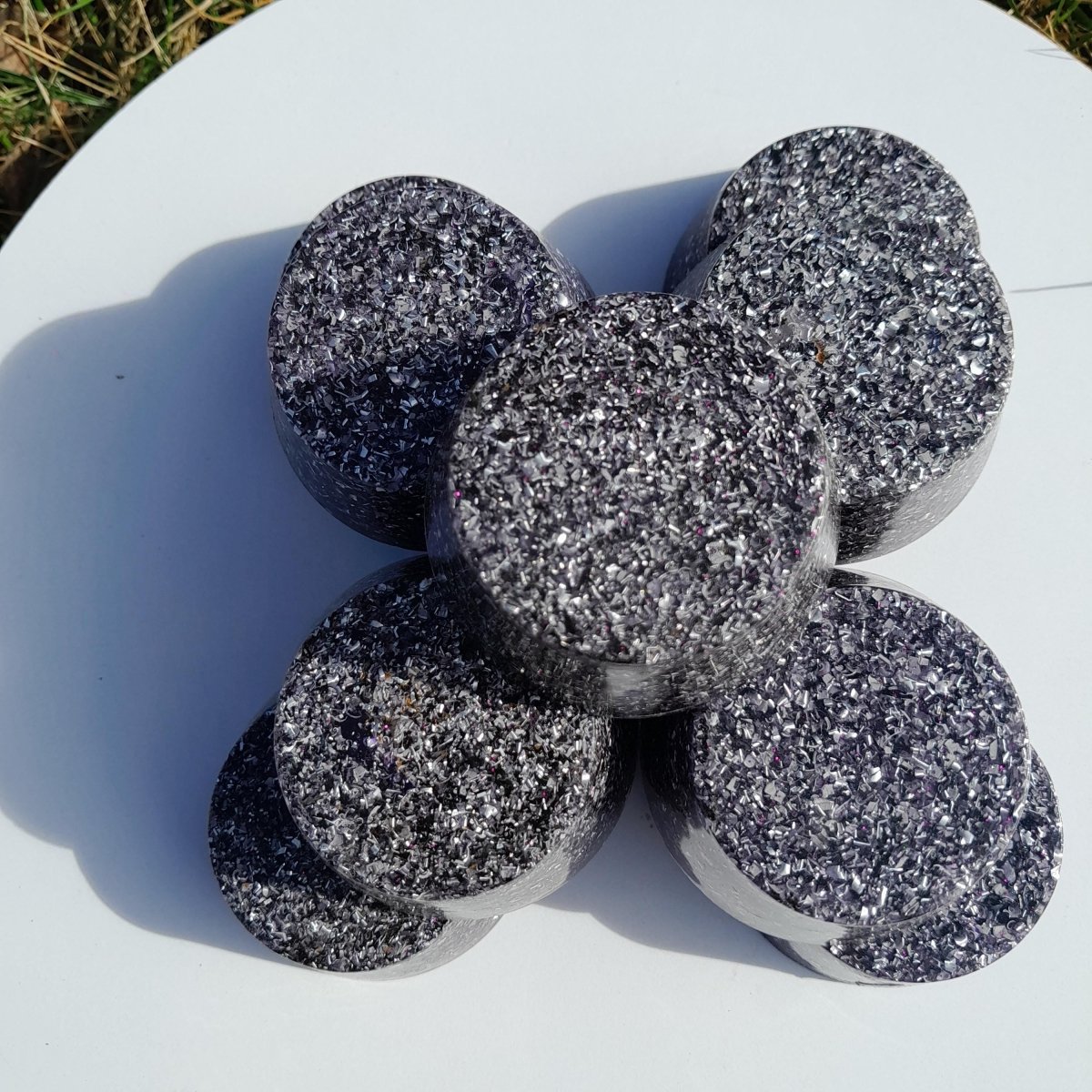 Orgonita Tumbatorres Violeta - Packs Ahorro - Mundo Orgon