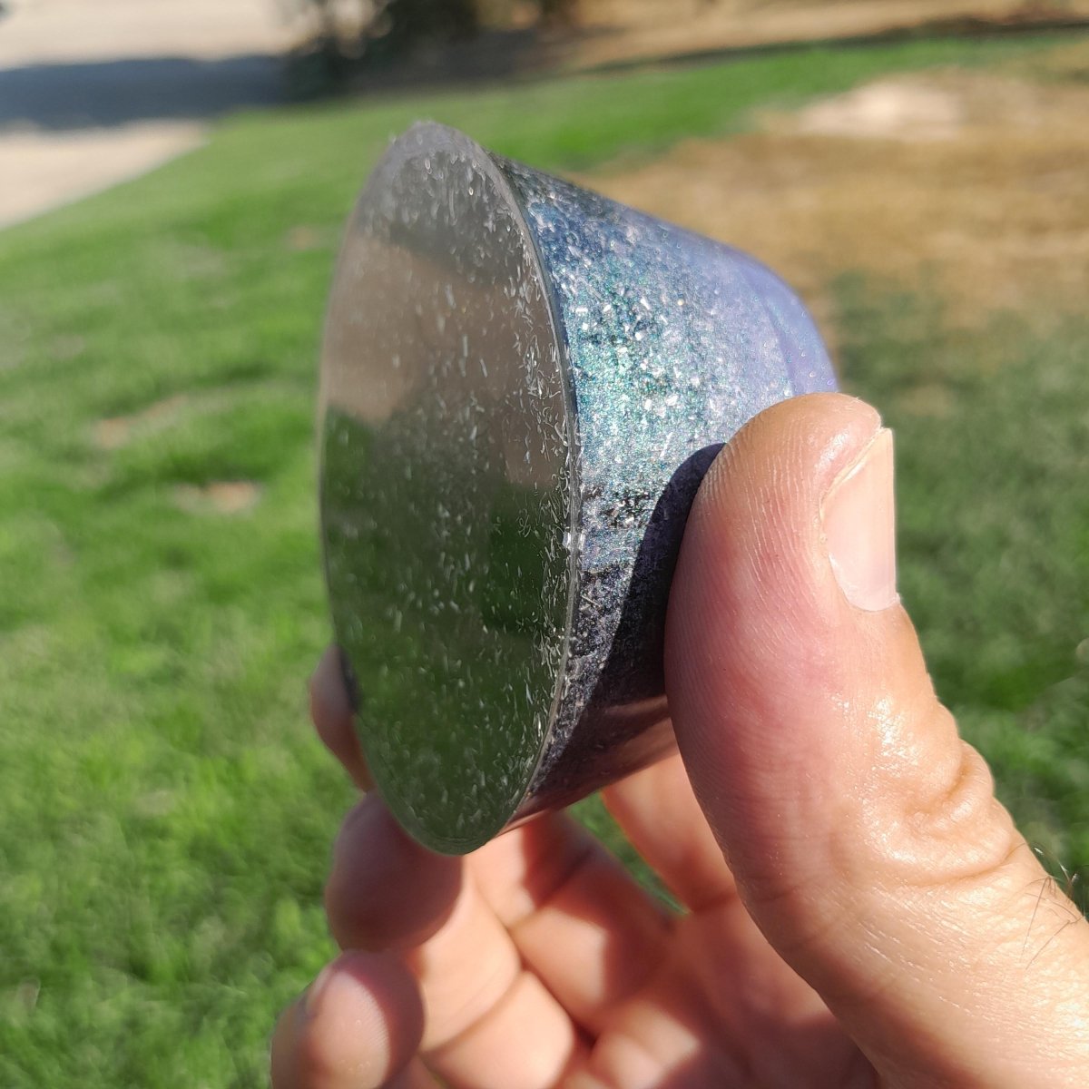 Orgonita Violeta con Chips de Amatista - Edición Especial - Mundo Orgon