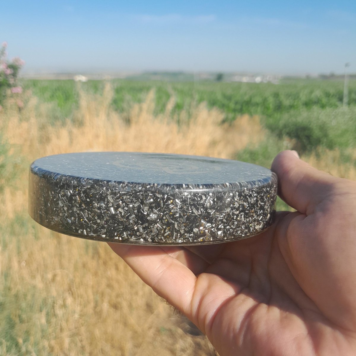 Plato de Carga de Energía Orgónica Cho Ku Rei con Shunguita - Mundo Orgon