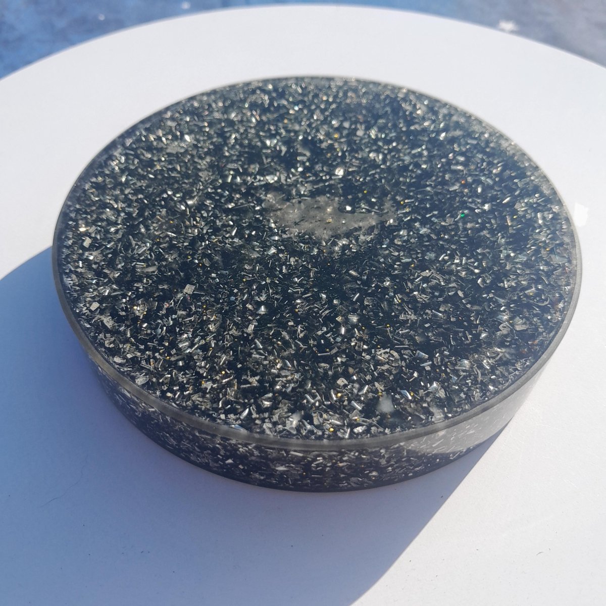 Plato de Carga de Energía Orgónica Cho Ku Rei con Shunguita - Mundo Orgon