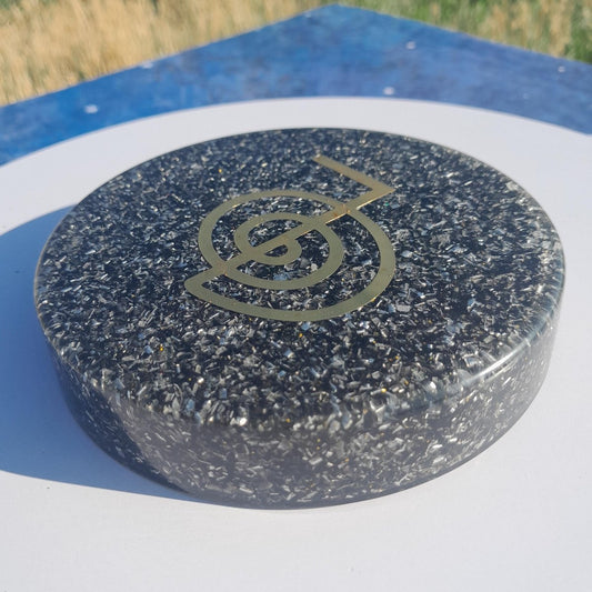 Plato de Carga de Energía Orgónica Cho Ku Rei con Shunguita - Mundo Orgon