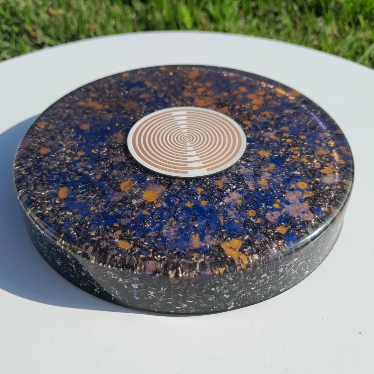 Plato de Carga de Orgón con Antena MWO Lakhovsky - Generador Energía para Alimentos y Bebidas - Mundo Orgon