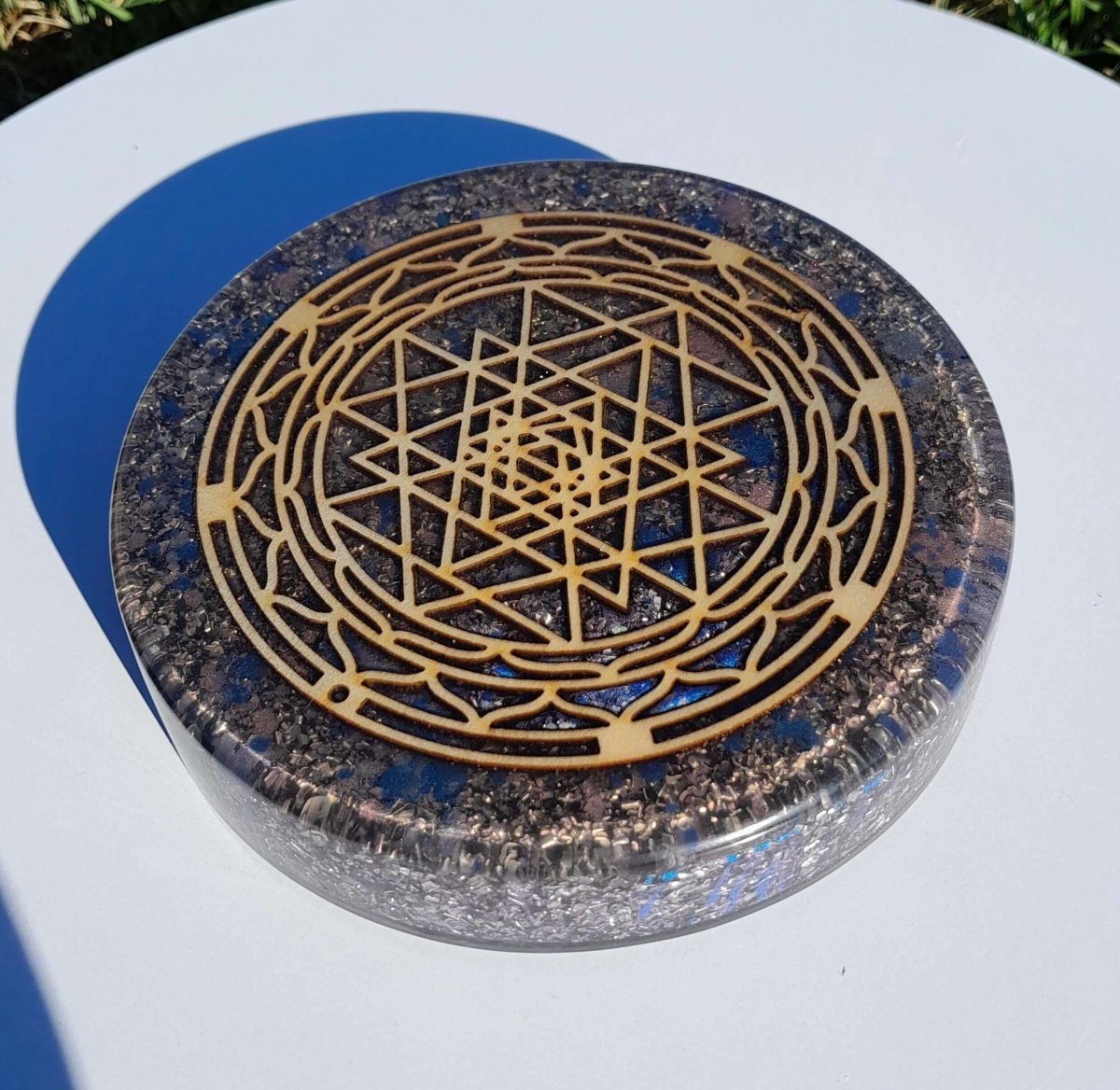 Plato Generador de Energía Símbolo Sry Yantra - Mundo Orgon