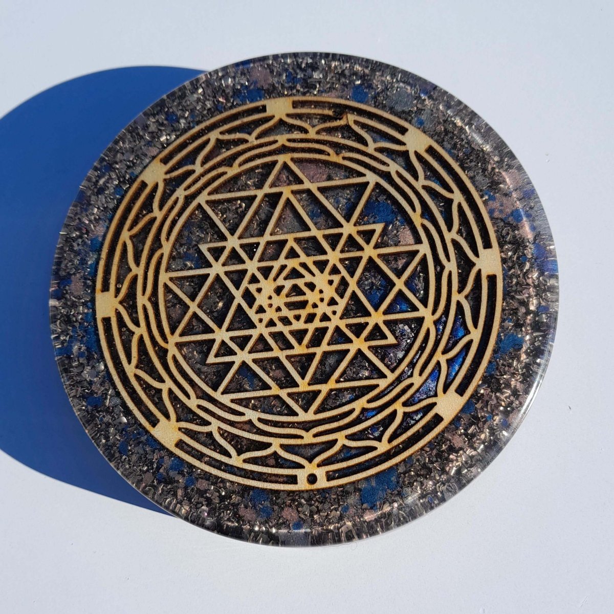 Plato Generador de Energía Símbolo Sry Yantra - Mundo Orgon